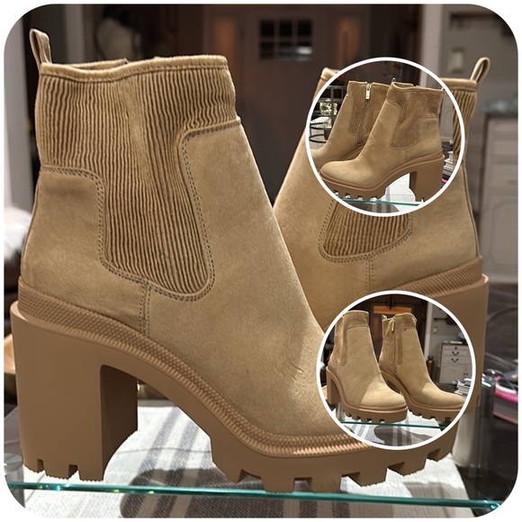 Jennifer Lopez Shoes - JLO by Jennifer Lopez Womens Emalee Chelsea Boots in Tan, Size 10 NWOB, Unworn